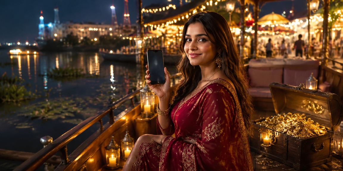 খুলনার রাতের বাজারে রামি কার্ড গেম খেলছেন একদল তরুণ